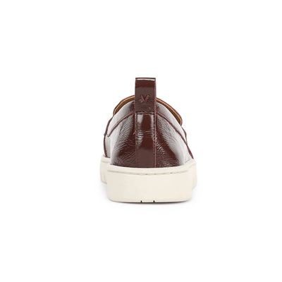 Vionic Women’s Uptown Orthotic Packable Loafers – Mulled Wine Patent Leather 8