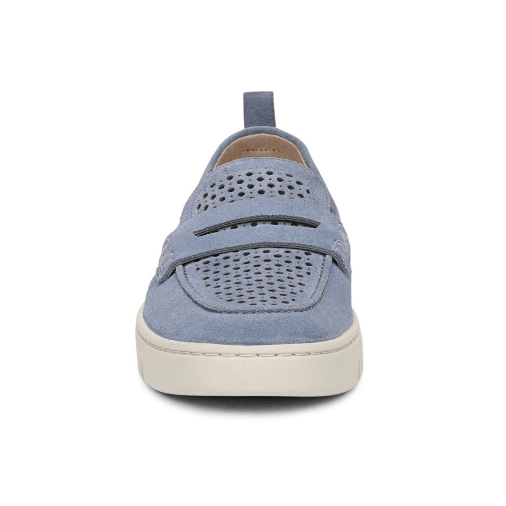Vionic Women's Uptown Perf Loafer - Pacific Blue Suede 3