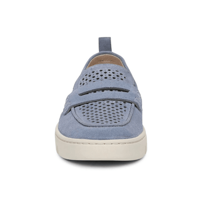 Vionic Women's Uptown Perf Loafer - Pacific Blue Suede 3
