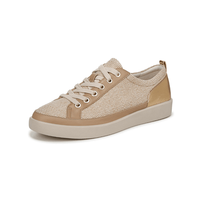 Vionic Women's Winny 2 Sneaker - Linen Canvas Gold 3