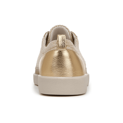 Vionic Women's Winny 2 Sneaker - Linen Canvas Gold 4