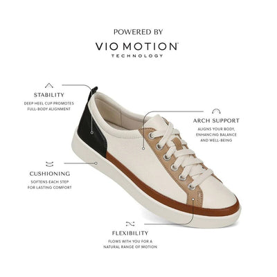 Vionic Women's Winny Sea Salt Multi Leather Sneaker 9