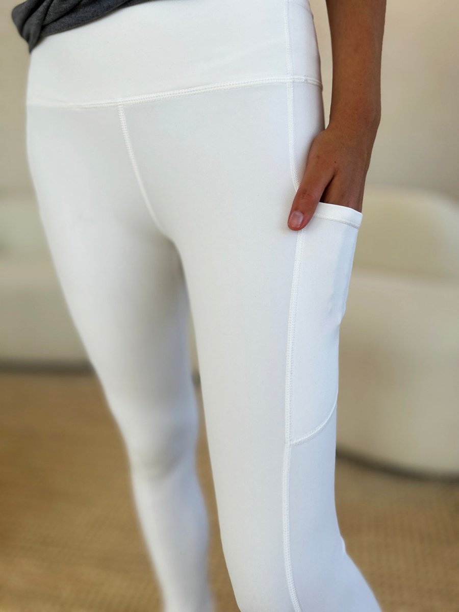 Wide Waistband Sports Leggings - Trendsi