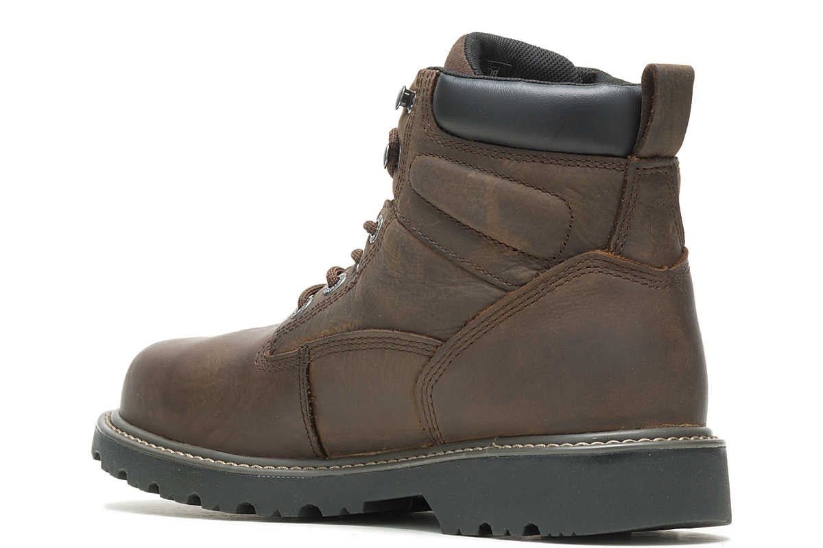 Wolverine Floorhand Dark Brown Waterproof 6" Men's Work Boot - Men's Work BootWolverine