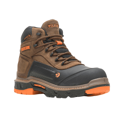 Wolverine Men's Overpass Brown Leather CarbonMAX 6" Boot Boot W10717 3