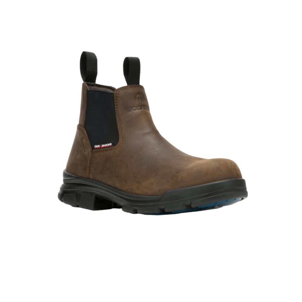 Wolverine Men's DuraShocks SR Icon Romeo Work Boot in Dark Brown - W241102 2
