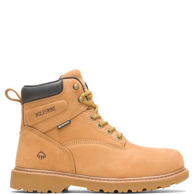 Wolverine Men's Floorhand Wheat Waterproof 6" Work Boot W10642 1