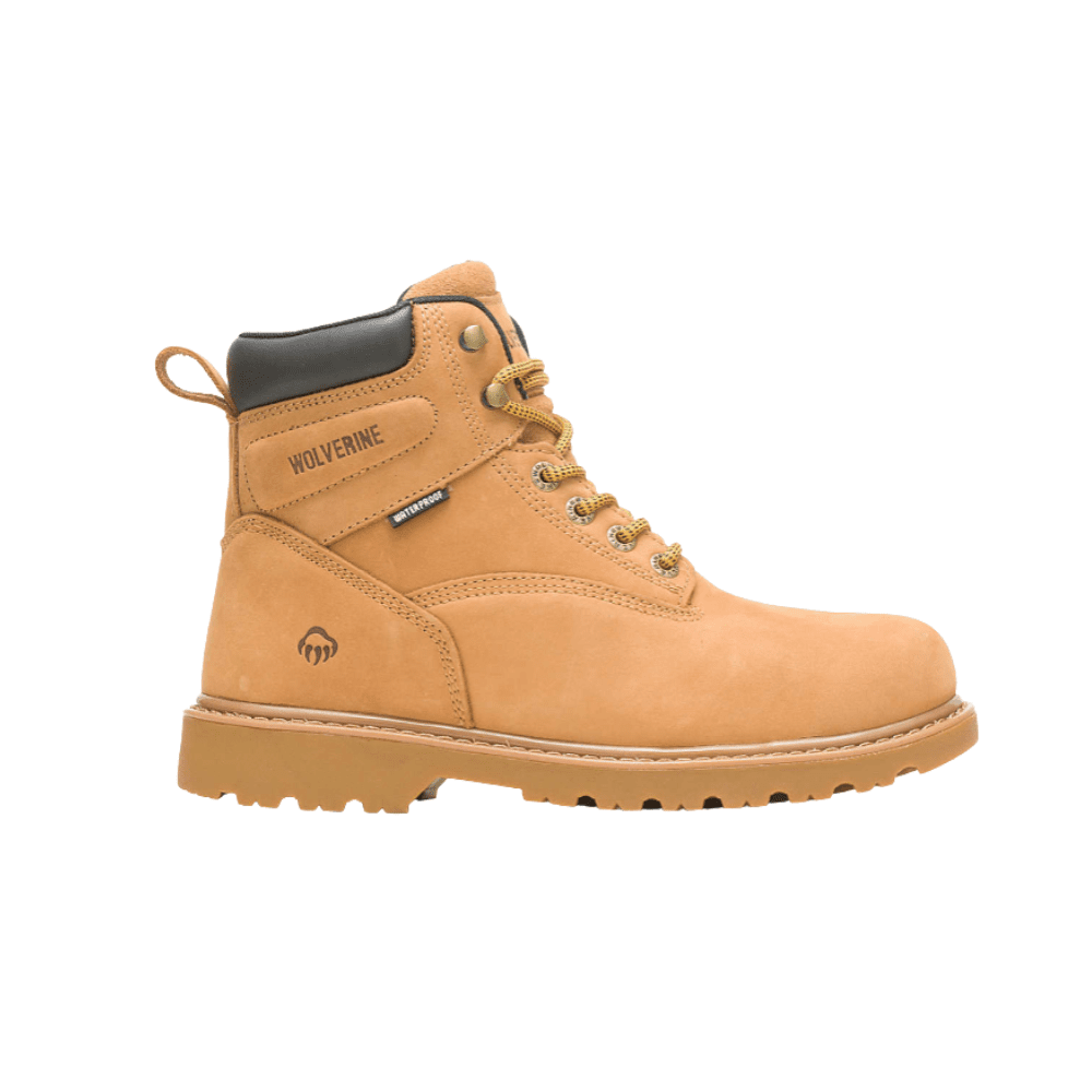 Wolverine Men's Floorhand Wheat Waterproof 6" Work Boot W10642 1