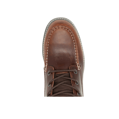 Wolverine Men's Trade Wedge Rust BrownTrade Wedge Waterproof Steel Toe 6" Work Boot W231117 4