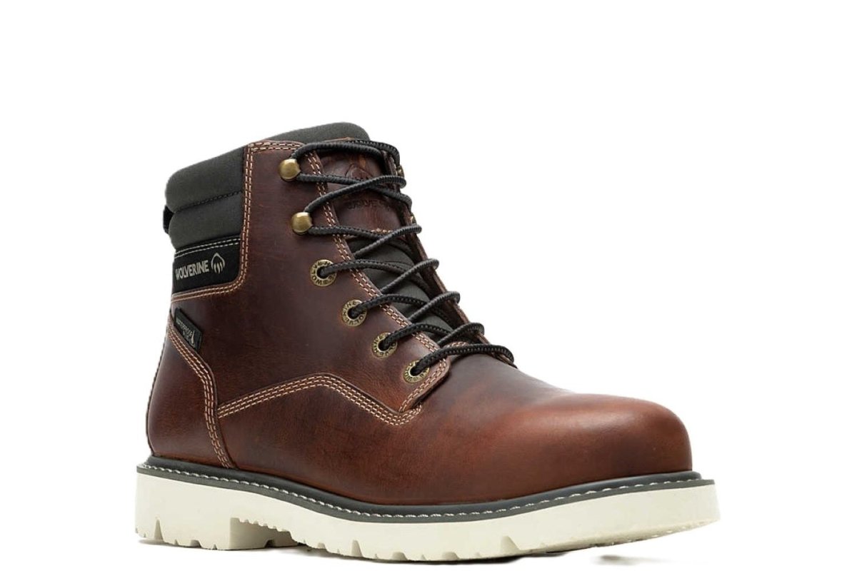 Wolverine Revival Rust Brown Waterproof 6" Men's Work Boot - Men's BootWolverine