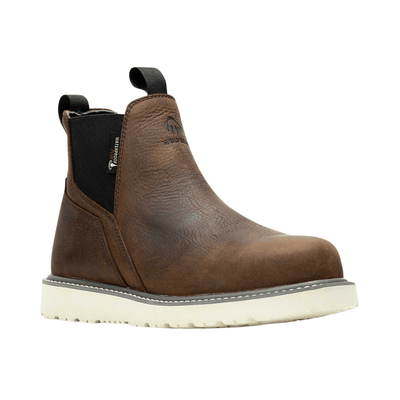 Wolverine Men's Trade Wedge Brown Waterproof Steel Toe Romeo W230040 2