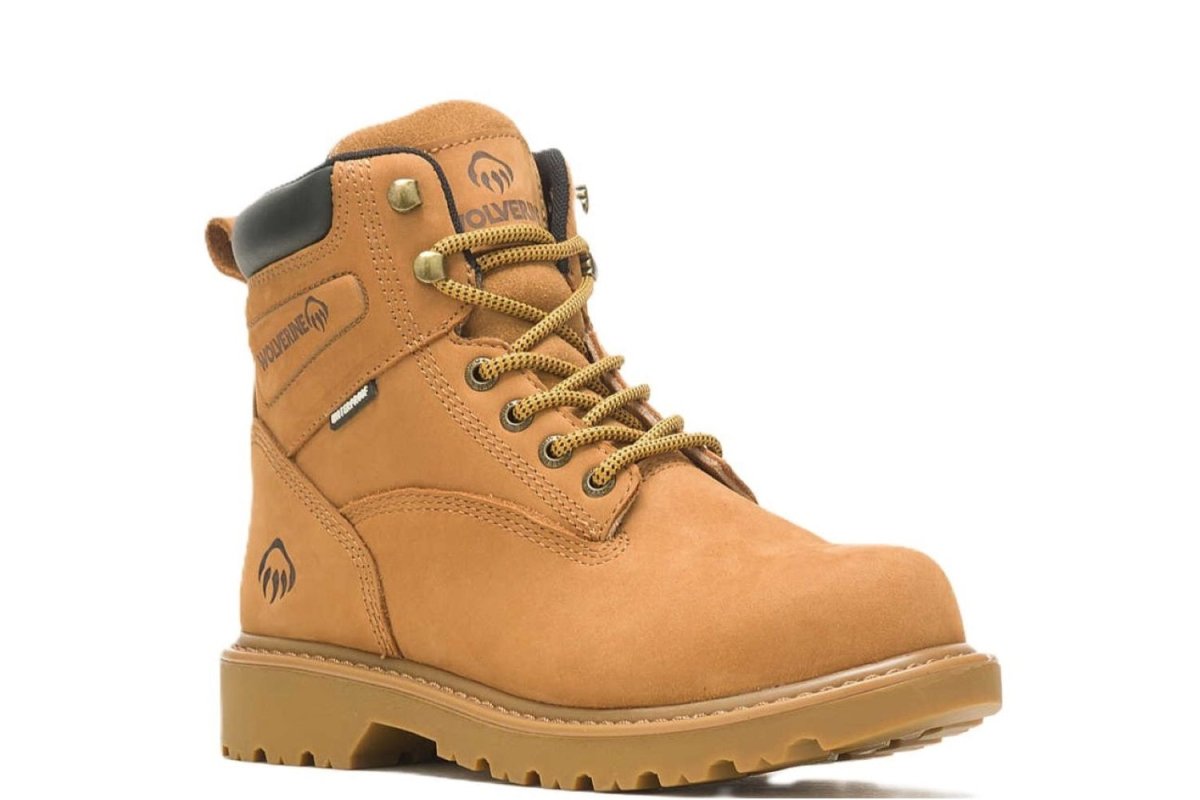 Wolverine Women's FLOORHAND Wheat Waterproof 6" Work Boot - Women's BootWolverine