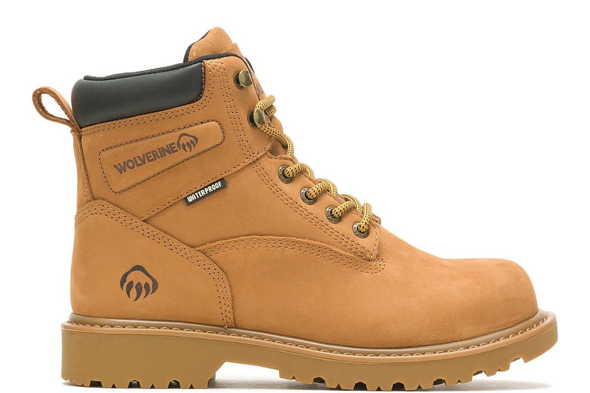 Wolverine Women's FLOORHAND Wheat Waterproof 6" Work Boot - Women's BootWolverine