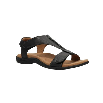 Women's Taōs The Show Leather Support Sandals - Black 2