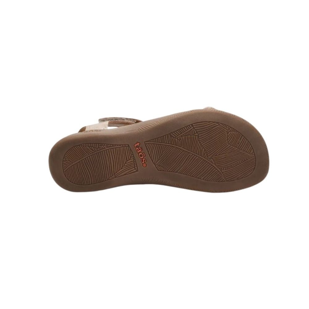 Women's Taōs The Show Leather Support Sandals - Champagne 6
