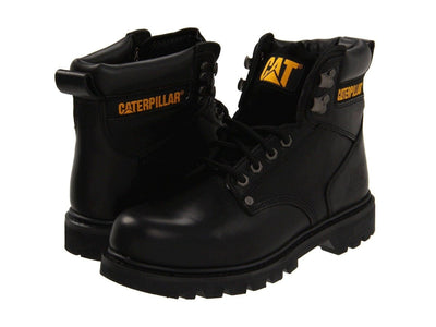 Caterpillar Men's Second Shift 6" Black Work Boot 7