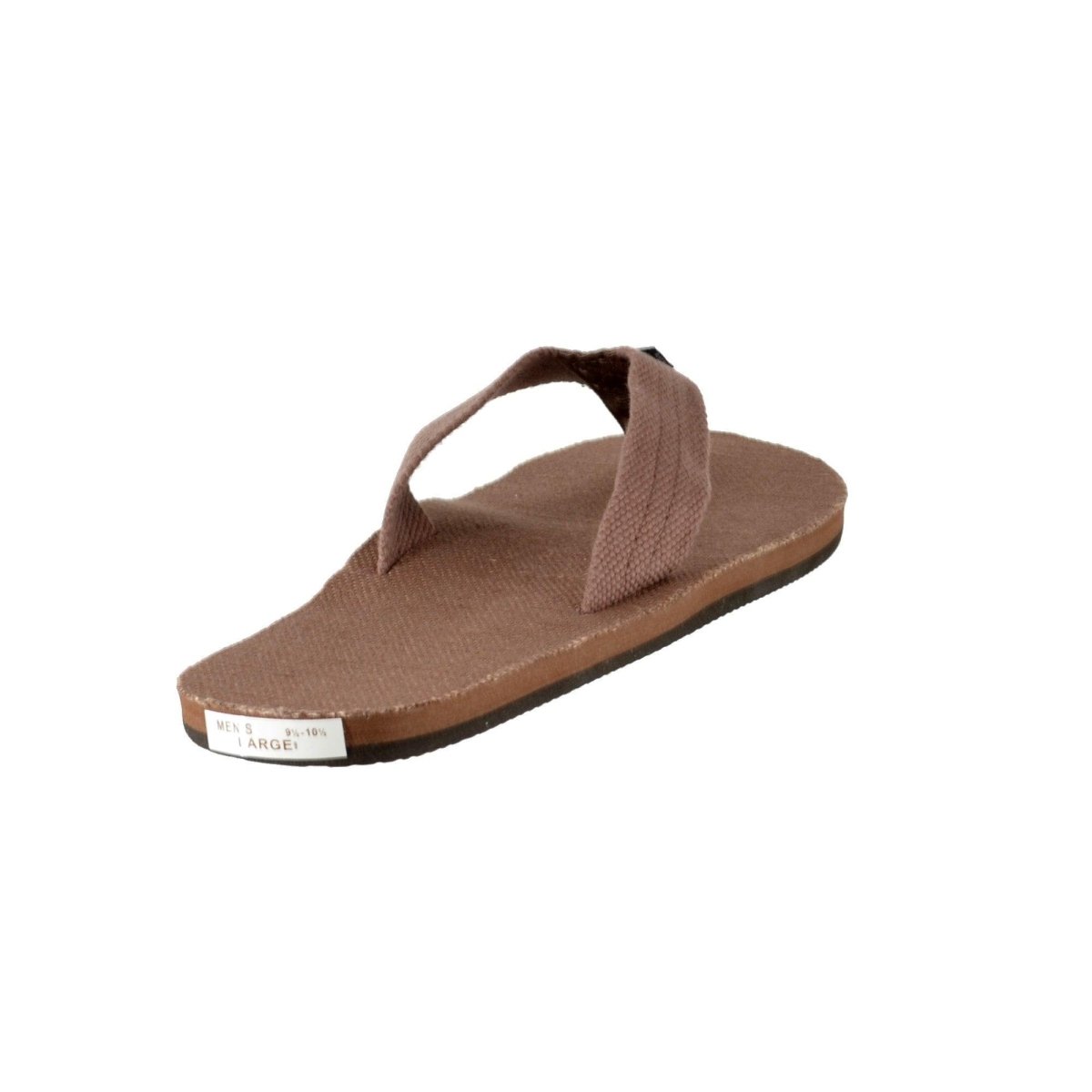 Rainbow Sandals Men's Hemp Single Layer Brown Flipflop 7