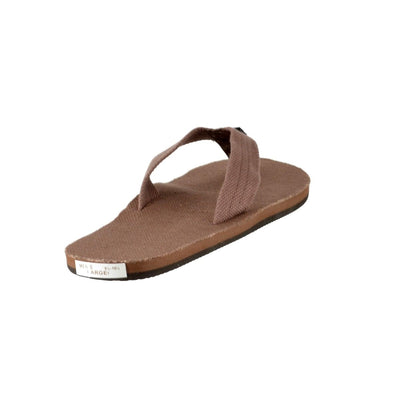 Rainbow Sandals Men's Hemp Single Layer Brown Flipflop 7