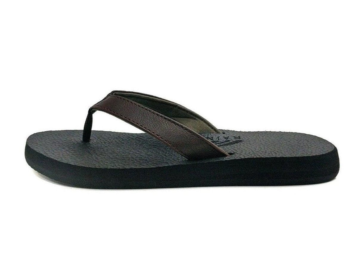 Rainbow The Cotton Black / Expresso Brown Soft Women's Flipflop Sandal 5