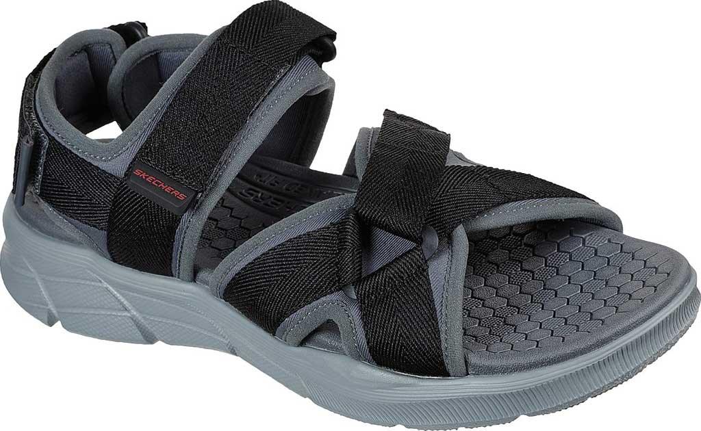 Skechers Men's Charcoal / Black And Navy / Charcoal 237050 Sandal 10